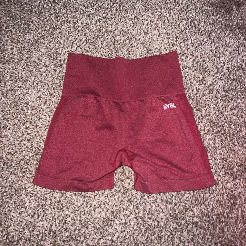AYBL Women's Burgundy Bike Shorts